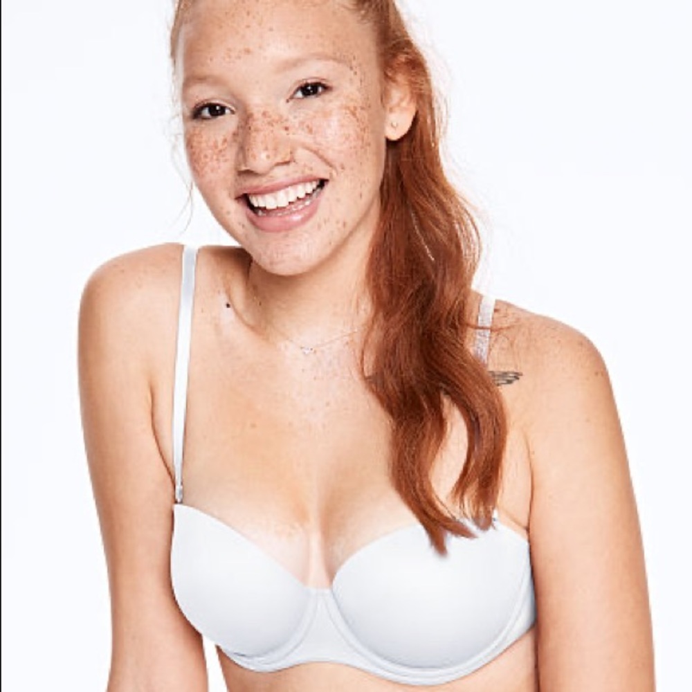 PINK Wear Everywhere Multi-way Push-up White Bra
